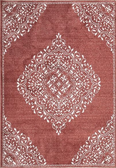 Dynamic Rugs HERA 3302-301 Brick and Ivory